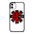 RED HOT CHILI PEPPERS LOGO WHITE iPhone 11 Case Cover