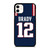 TOM BRADY NEW ENGLAND PATRIOTS 12 JERSEY iPhone 11 Case Cover