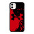 UNDER ARMOUR LOGO RED BLACK iPhone 11 Case Cover