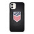 USA SOCCER LOGO CARBON iPhone 11 Case Cover
