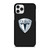 TESLA MOTORS EMBLEM CARBON iPhone 11 Pro Case Cover