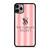 VICTORIA'S SECRET PINK STRIPES iPhone 11 Pro Max Case Cover