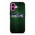 SEATTLE SEAHAWKS LOGO GREEN iPhone 16 Plus Case Cover