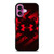 UNDER ARMOUR RED STRIPE LOGO iPhone 16 Plus Case Cover