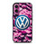 VW VOLKSWAGEN PINK CAMO iPhone 16 Plus Case Cover
