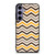 YELLOW BROWN CHEVRON PATTERN Samsung Galaxy S24 Plus Case Cover