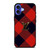 LOUIS VUITTON LV LOGO PATTERN RED iPhone 16 Case Cover LOUIS VUITTON LV LOGO PATTERN RED iPhone 16 Case Cover