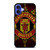 MANCHESTER UNITED LOGO ART iPhone 16 Case Cover MANCHESTER UNITED LOGO ART iPhone 16 Case Cover