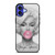 MARILYN MONROE PINK BUBBLEGUM iPhone 16 Case Cover MARILYN MONROE PINK BUBBLEGUM iPhone 16 Case Cover