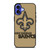 NEW ORLEANS SAINTS FOOTBALL CLUB ICON iPhone 16 Case Cover