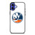 NEW YORK ISLANDER LOGO WHITE iPhone 16 Case Cover