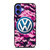 VW VOLKSWAGEN PINK CAMO iPhone 16 Case Cover