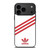 ADIDAS ORIGINALS STRIPES WHITE RED iPhone 17 Pro Max Case Cover