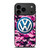 VW VOLKSWAGEN PINK CAMO iPhone 17 Pro Max Case Cover VW VOLKSWAGEN PINK CAMO iPhone 17 Pro Max Case Cover