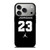 AIR JORDAN 23 BLACK LOGO iPhone 17 Pro Case Cover