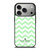 KATE SPADE NEW YORK LOGO GREEN CHEVRON PATTERN iPhone 17 Pro Case Cover KATE SPADE NEW YORK LOGO GREEN CHEVRON PATTERN iPhone 17 Pro Case Cover