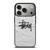 STUSSY LOGO ICON WHITE iPhone 17 Pro Case Cover
