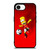 MANCHESTER UNITED BART SIMPSON iPhone 16e Case Cover MANCHESTER UNITED BART SIMPSON iPhone 16e Case Cover