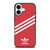 ADIDAS ORIGINALS STRIPES SCARLET RED iPhone 17 Case Cover ADIDAS ORIGINALS STRIPES SCARLET RED iPhone 17 Case Cover