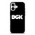 DGK SKATEBOARDING LOGO BLACK iPhone 17 Case Cover