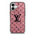 LOUIS VUITTON LV LOGO PINK SPARKLE iPhone 17 Case Cover LOUIS VUITTON LV LOGO PINK SPARKLE iPhone 17 Case Cover