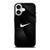 NIKE LOGO BLACK ABSTRACT LINE iPhone 17 Case Cover NIKE LOGO BLACK ABSTRACT LINE iPhone 17 Case Cover