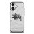 STUSSY LOGO ICON WHITE iPhone 17 Case Cover