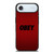 OBEY CLOTHING LOGO RED CARBON iPhone Air Case Cover