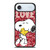 SNOOPY THE PEANUTS LOVE iPhone Air Case Cover