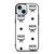 MCM WORLDWIDE LOGO WHITE iPhone 15 Case Cover