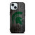 MICHIGAN STATE SPARTANS WOODEN LOGO iPhone 15 Case Cover