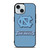NORTH CAROLINA TAR HEELS LOGO BASKETBALL UNIVERSITY TEAM iPhone 15 Case Cover