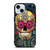 SUGAR SKULL TATTOO FLOWER iPhone 15 Case Cover