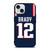 TOM BRADY NEW ENGLAND PATRIOTS 12 JERSEY iPhone 15 Case Cover