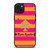 KATE SPADE NEW YORK YELLOW PINK STRIPES ICON iPhone 15 Plus Case Cover