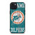 MIAMI DOLPHINS WOODEN LOGO iPhone 15 Plus Case Cover