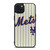 NEW YORK METS BASEBALL TEAM LOGO ICON iPhone 15 Plus Case Cover