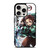 KIMETSU NO YAIBA DEMON SLAYER TANJIRO KAMADO FIRE WATER iPhone 15 Pro Case Cover