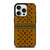 LOUIS VUITTON PATTERN LV LOGO ICON GOLD iPhone 15 Pro Case Cover