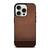LV LOUIS VUITTON LOGO BROWN LEATHER BAG iPhone 15 Pro Case Cover