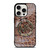 MICHAEL KORS BROWN LEATHER iPhone 15 Pro Case Cover