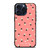 KATE SPADE NEW YORK LOGO PINK PINEAPPLES ICON iPhone 15 Pro Max Case Cover