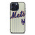 NEW YORK METS BASEBALL TEAM LOGO ICON iPhone 15 Pro Max Case Cover