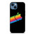 APPLE RETRO DESIGN BLACK iPhone 14 Case Cover