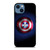 CAPTAIN AMERICA SHIELD EMBLEM iPhone 14 Case Cover