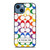 COACH NEW YORK LEATHERWARE LOGO COLORFUL iPhone 14 Case Cover