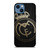 GOLD REAL MADRID LOGO iPhone 14 Case Cover
