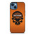 HARLEY DAVIDSON MOTORCYCLES COMPANY LOGO SKULL iPhone 14 Case Cover
