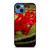 MANCHESTER UNITED EMBOIDERED LOGO iPhone 14 Case Cover