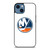 NEW YORK ISLANDER LOGO WHITE iPhone 14 Case Cover